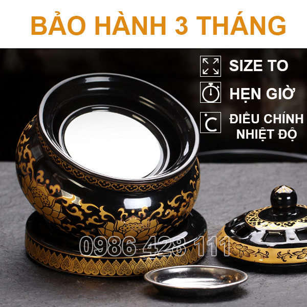 Văn Hoá Trầm Hương bảo hành lư điện 3 tháng