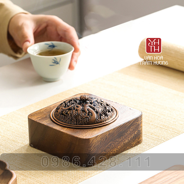 Công dụng lư xông trầm bằng gỗ