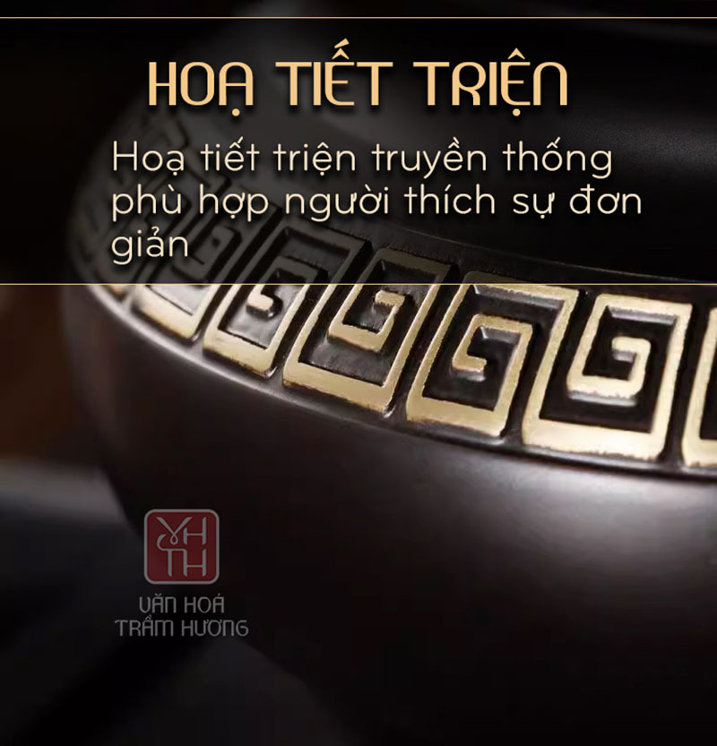 Họa tiết chữ Triện tinh xảo